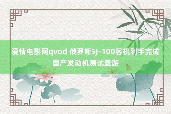 爱情电影网qvod 俄罗斯SJ-100客机到手完成国产发动机测试遨游