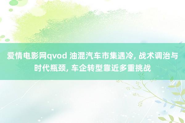 爱情电影网qvod 油混汽车市集遇冷, 战术调治与时代瓶颈, 车企转型靠近多重挑战