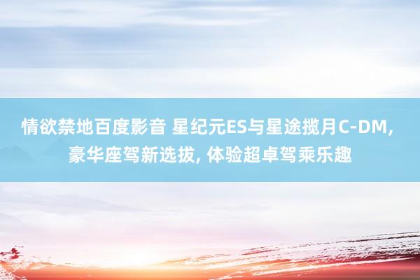 情欲禁地百度影音 星纪元ES与星途揽月C-DM, 豪华座驾新选拔, 体验超卓驾乘乐趣
