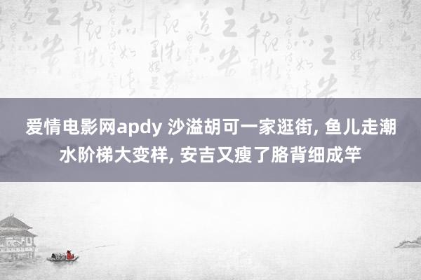 爱情电影网apdy 沙溢胡可一家逛街, 鱼儿走潮水阶梯大变样, 安吉又瘦了胳背细成竿